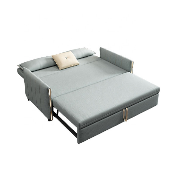 Extremely simple sofa bed dual purpose double modern multifunctional foldable bed living room balcony retractable single bed