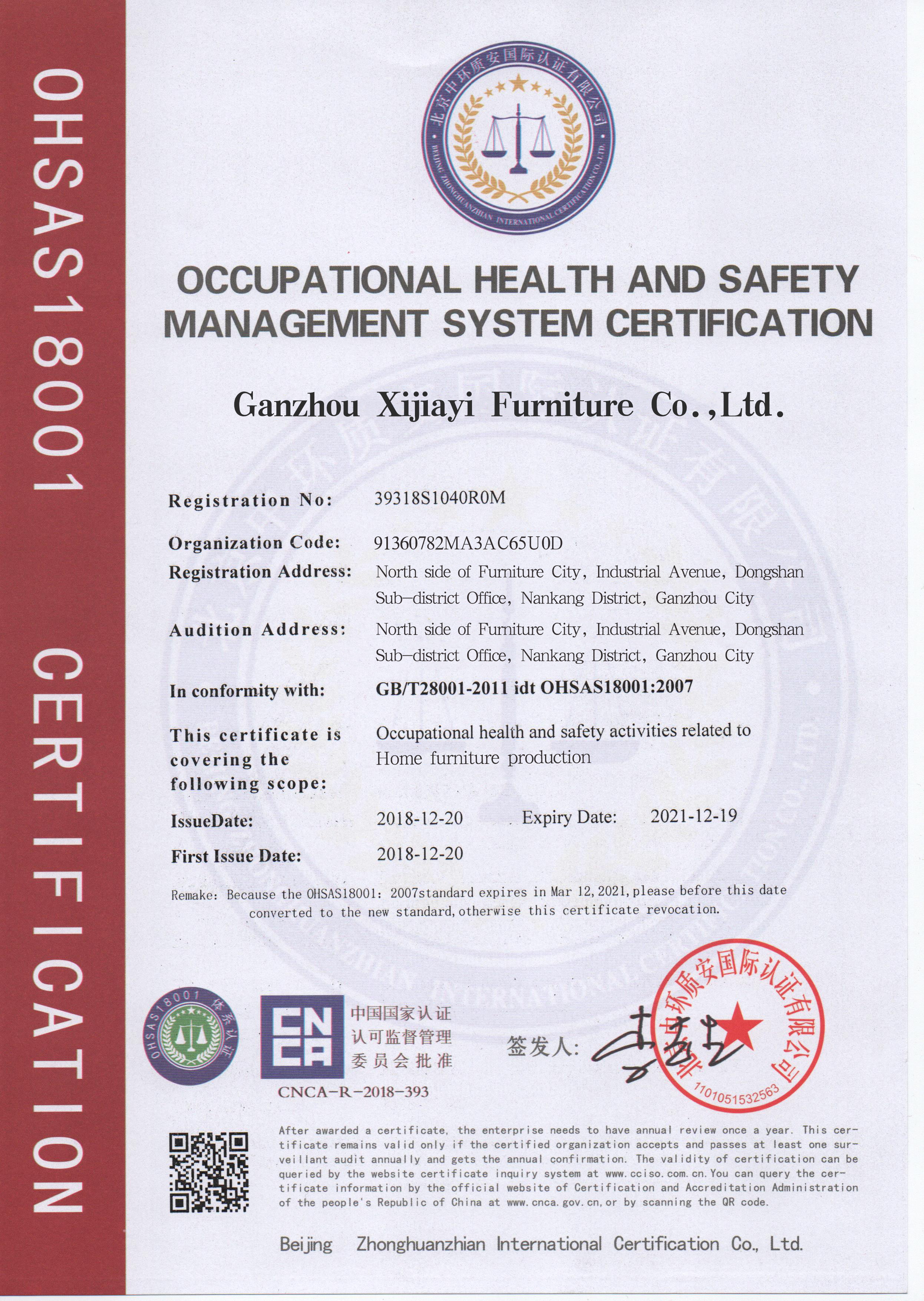 OHSAS1801 